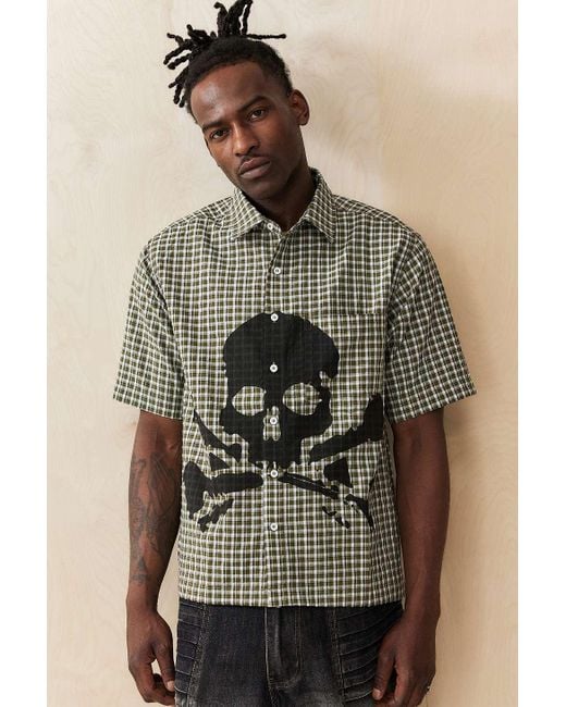 Jaded London Wasted Check Shirt in Brown for Men | Lyst UK