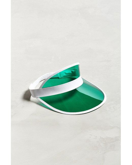 Urban Outfitters Green Clear Brim Visor for men