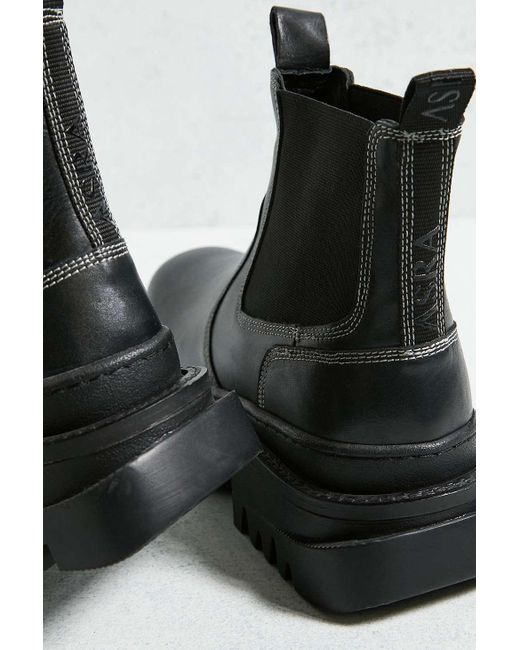 ASRA Black Rene Chelsea Boots
