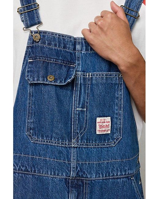 Levi's Blue Loose Overalls for men