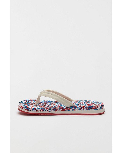 Sanuk White Bubblecush Sandals