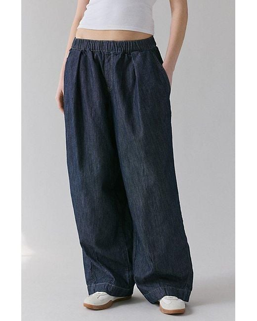 BDG Blue Bobbi Baggy Pull-On Jean Pant