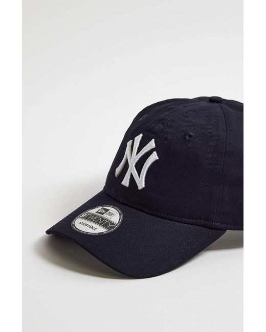 KTZ Blue Ny Yankees 9twenty Navy Baseball Cap for men