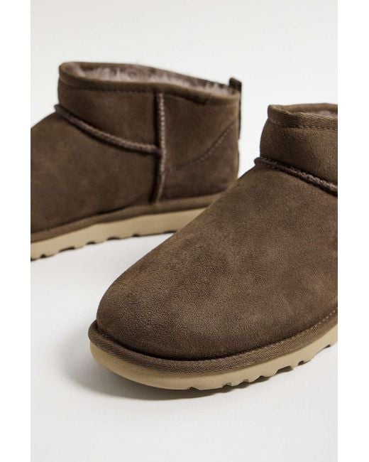 Ugg Brown Hickory Ultra Mini Classic Boots for men