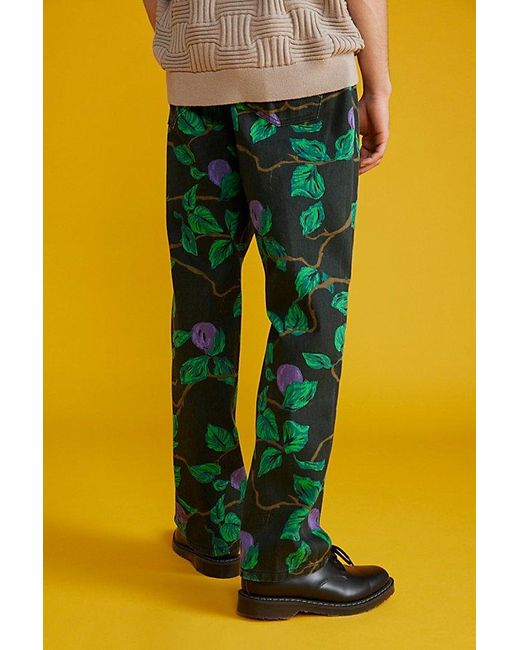 Obey Yellow Hardwork Printed Jean for men