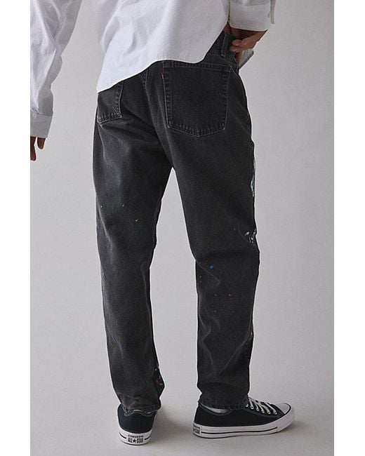 Vintage & ReMADE by UO Blue Remade By Uo Painted Levi's Slouchy Fit Jean for men