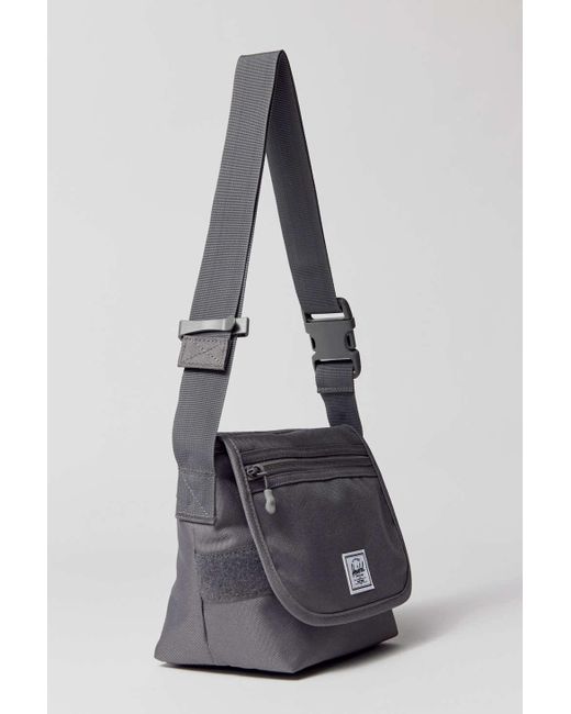 Herschel Supply Co. Uo Exclusive Grade Mini Messenger Bag In Gargoyle