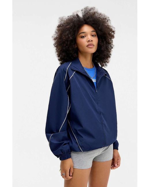 Jaded London Blue Navy Vapor Tracksuit Top