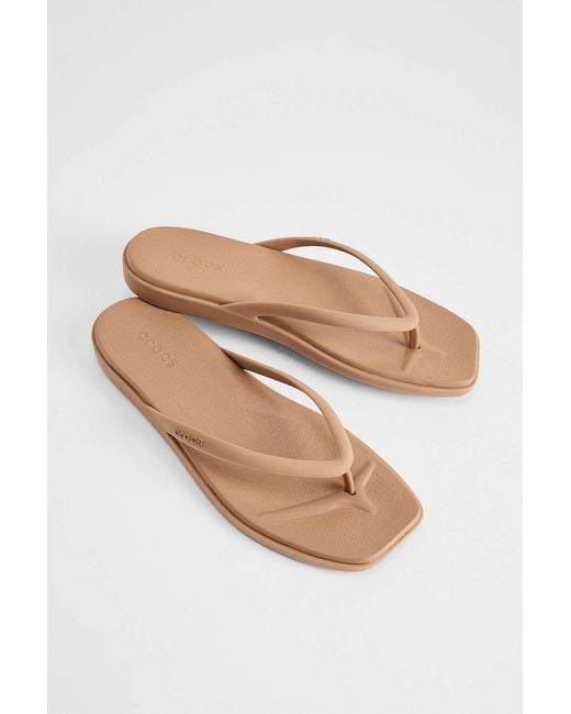 CROCSTM Brown Miami Flip Flops