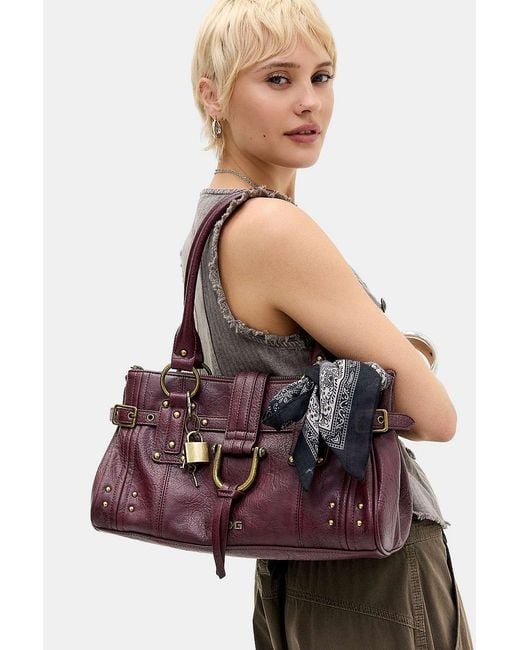 BDG Multicolor Karlie Lock Shoulder Bag