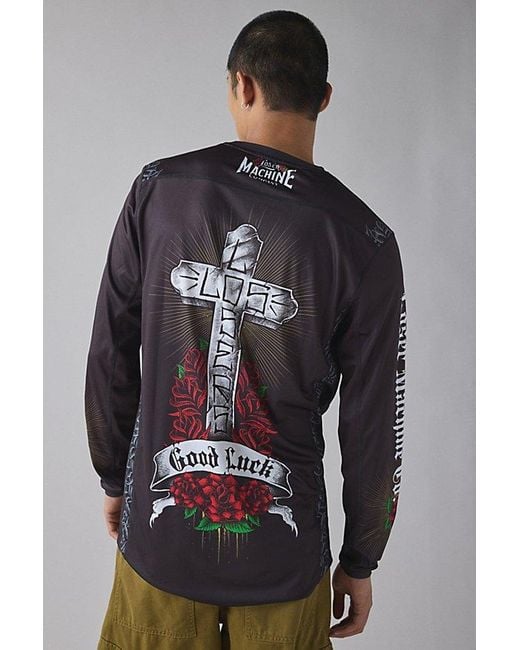 Loser Machine Gray Copeland Long Sleeve Jersey Tee for men