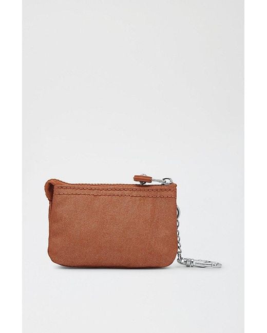 Kipling Brown Mini Creativity Charm Keychain