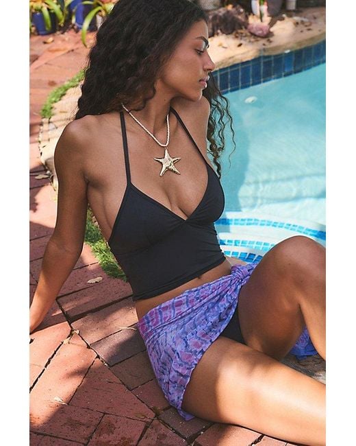 Out From Under Black Simone Triangle Tankini Top