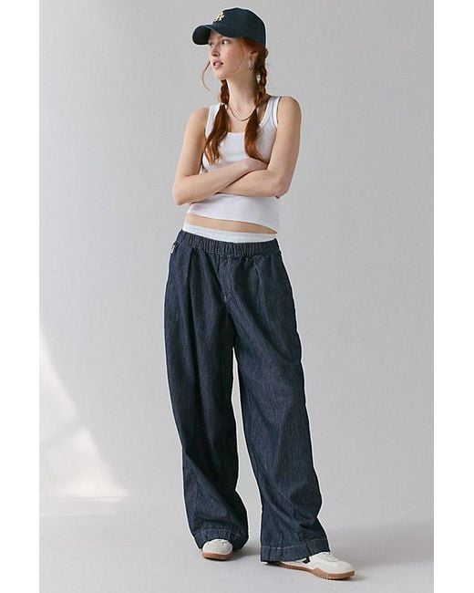 BDG Blue Bobbi Baggy Pull-On Jean Pant
