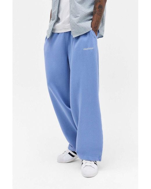 iets frans Blue Harri Plain Joggers for men