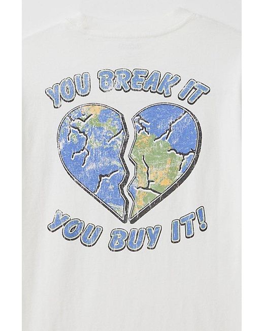 Parks Project Blue You Break It You Buy It Graphic Tee for men