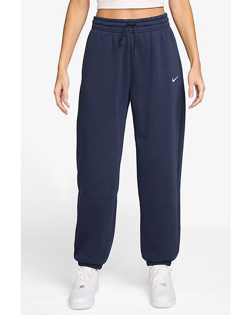 Nike Blue Sportswear Phoenix Fleece High-Rise Oversized Sweatpant