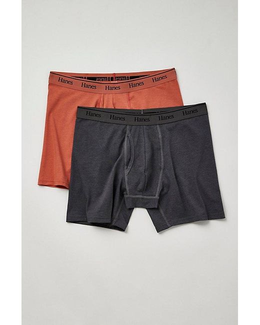 Hanes Blue Uo Exclusive Boxer Brief 2-Pack for men