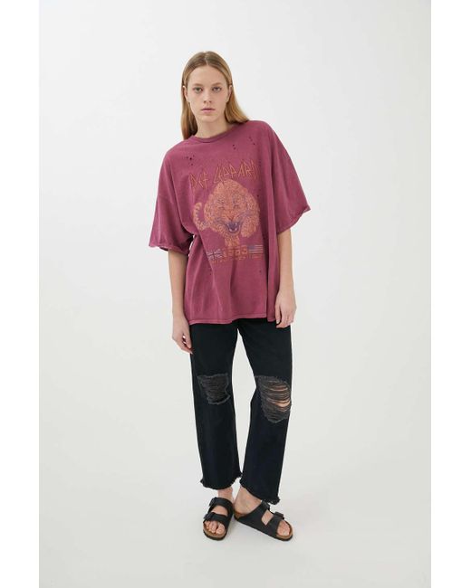 def leppard 1983 tour t-shirt dress Def Leppard 1983 Tour T-Shirt Dress
