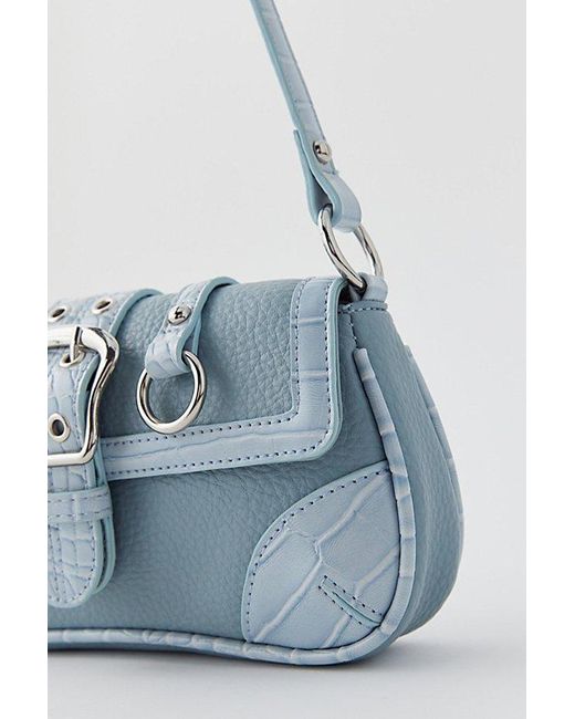 Urban Outfitters Blue Uo Jade Baguette Bag