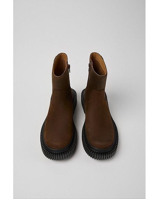 Camper Brown Pix Berlin Leather Ankle Boot