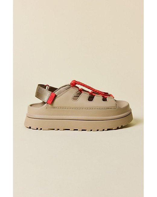 Ugg Brown Goldenglow Toggle Sandals
