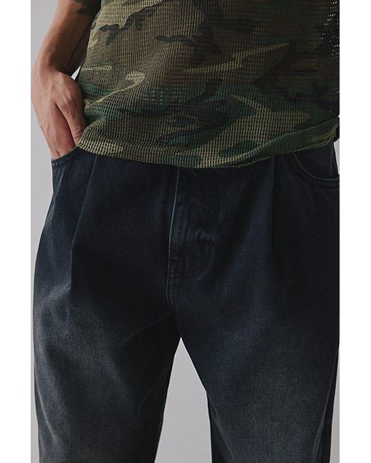 BDG Black Pleated Straight Fit Jean for men