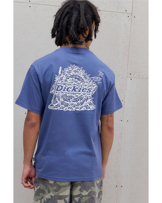 Dickies Blue Uo Exclusive Indigo Beachwork Graphic Tee for men