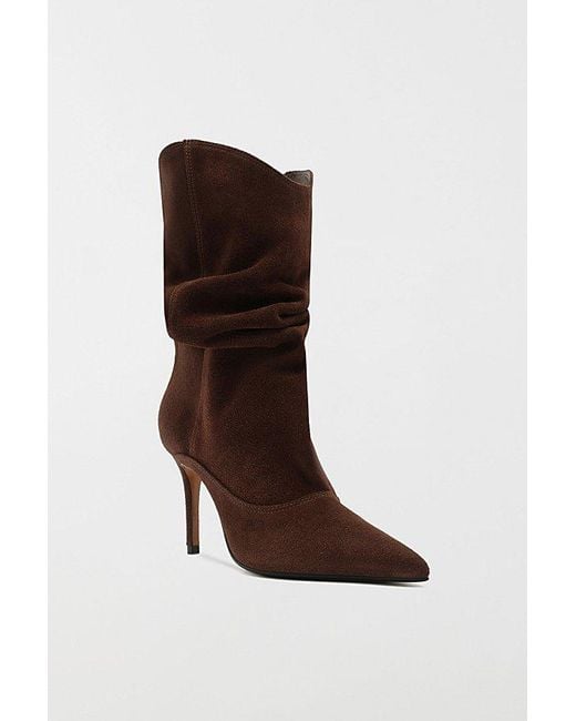 SCHUTZ SHOES Brown Maryana Slouch Boot