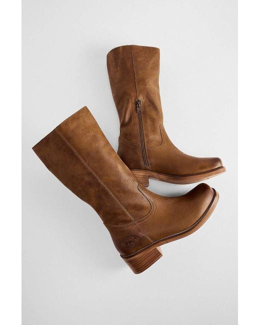 BDG Natural Tan Pull-on Leather Boots