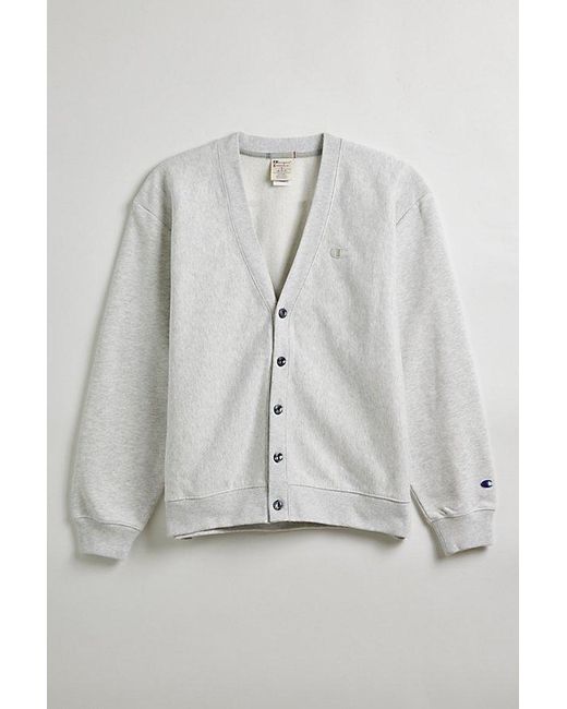 Champion Red Uo Exclusive Reverse Weave Cardigan