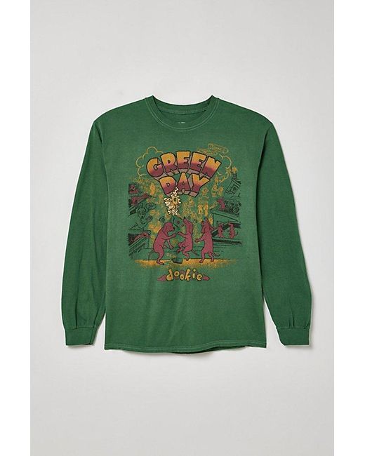 Urban Outfitters Green Day Dookie Long Sleeve Tee for men