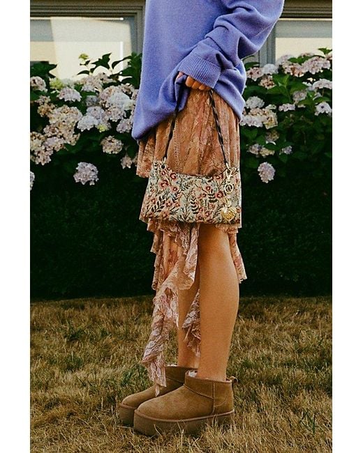 Kimchi Blue Emilia Jacquard Shoulder Bag in Blue | Lyst
