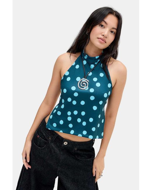 Susmie's Blue Oalia Reversible Top At Urban Outfitters