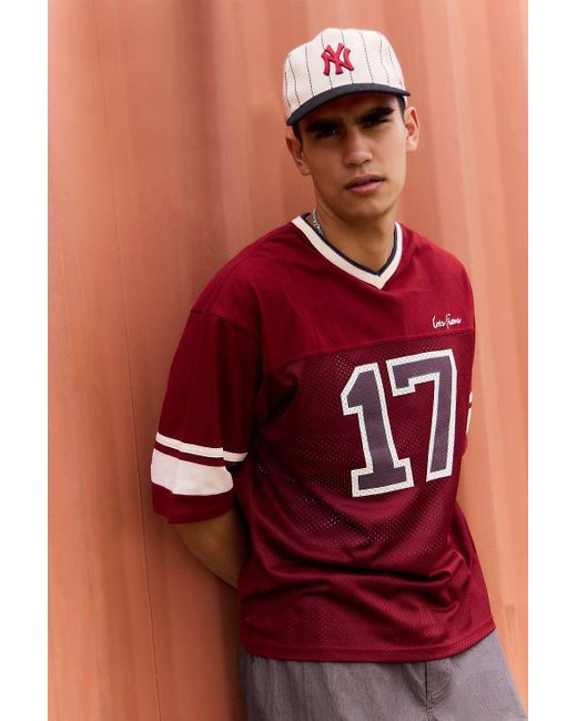 iets frans Red Airtex 17 T-shirt for men