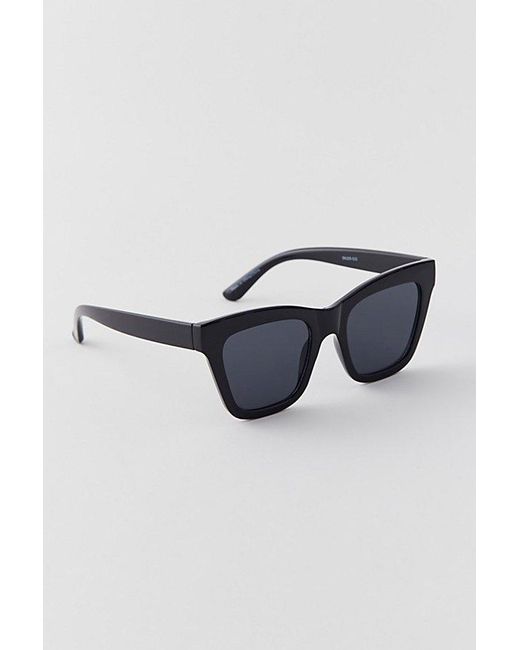 Urban Outfitters Blue Uo Essential Oversized Sunglasses