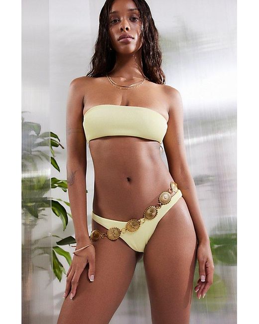 Out From Under Brown Monroe Ribbed Bikini Bottom