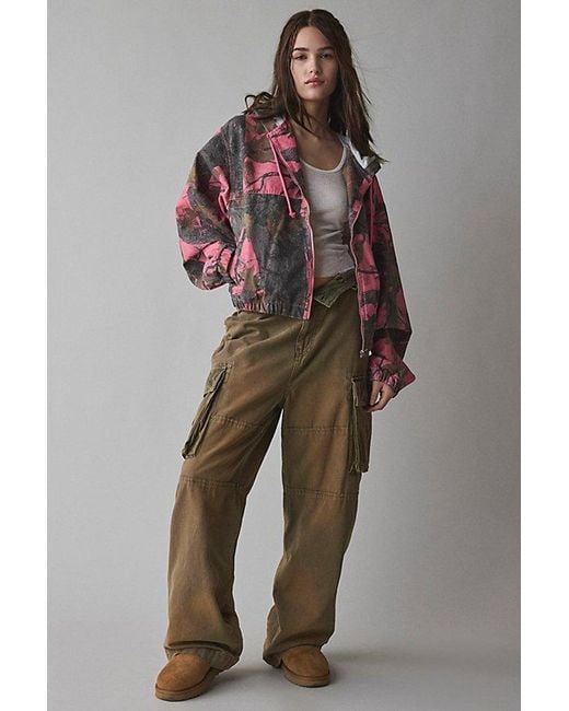 BDG Multicolor Blake Canvas Bomber Jacket