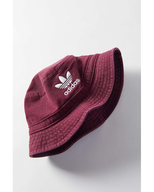Adidas Purple Originals Soft Denim Bucket Hat