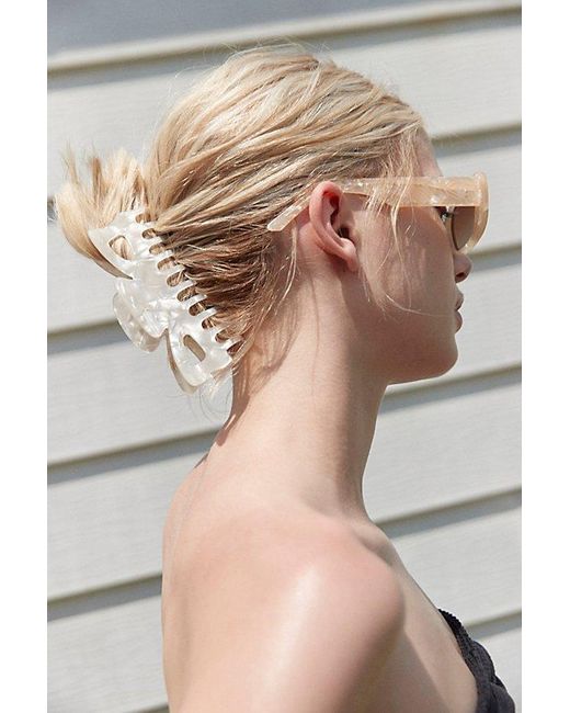 Urban Outfitters Natural Mable Jumbo Claw Clip