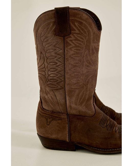 Urban Renewal Vintage One-of-a-kind Leather Joe Sanchez Cowboy Boots in  Brown | Lyst UK