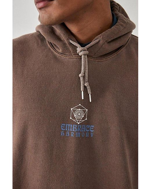 Urban Outfitters Brown Uo Embrace Harmony Hoodie Sweatshirt for men