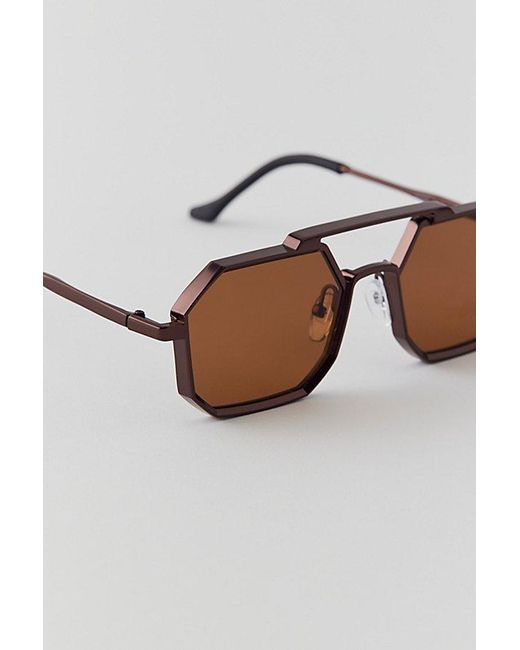 Urban Outfitters Red Owen Navigator Sunglasses for men