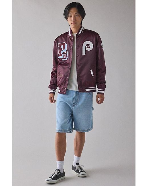 Pro Standard Multicolor Mlb Philadelphia Phillies Satin Varsity Jacket for men