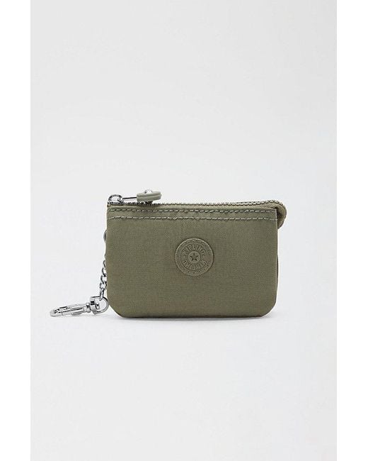 Kipling Green Creativity Nylon Zip Wallet