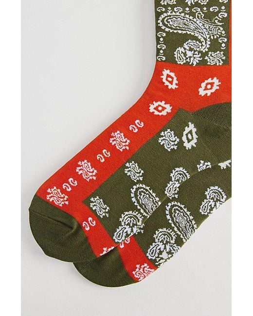 Polo Ralph Lauren Red Rocks Paisley Slack Sock for men