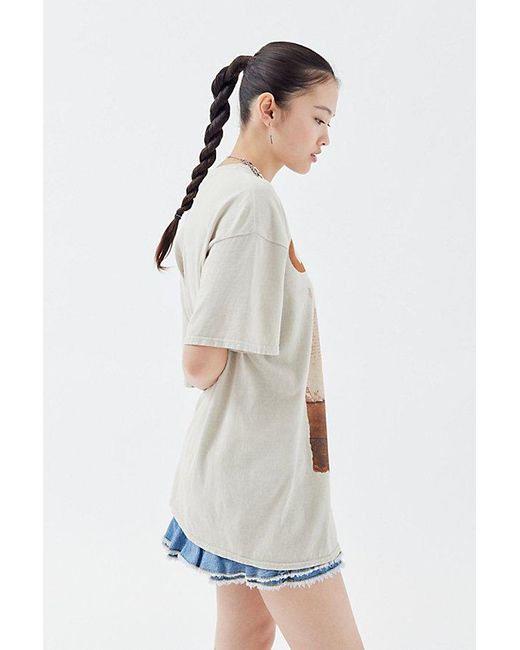 Urban Outfitters Natural Johnny Cash T-Shirt Dress