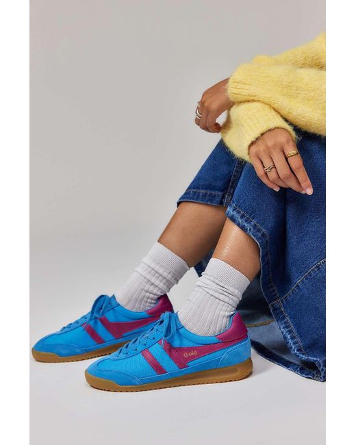 Gola Blue & Fuscia Tornado Trainers