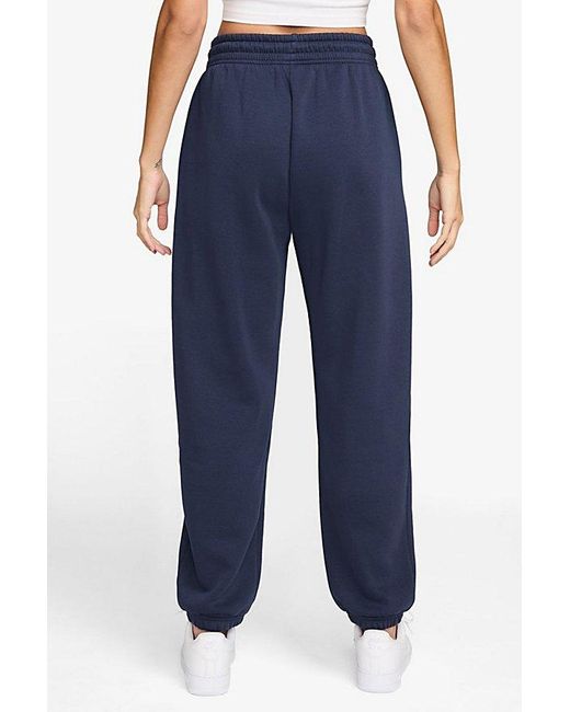 Nike Blue Sportswear Phoenix Fleece High-Rise Oversized Sweatpant