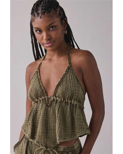 Out From Under Green Ocean Air Cami M At Urban Outfitters